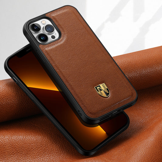 Luxury Top Layer Leather case for iPhone