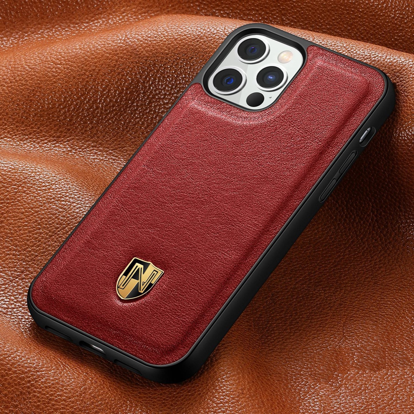 Luxury Top Layer Leather case for iPhone