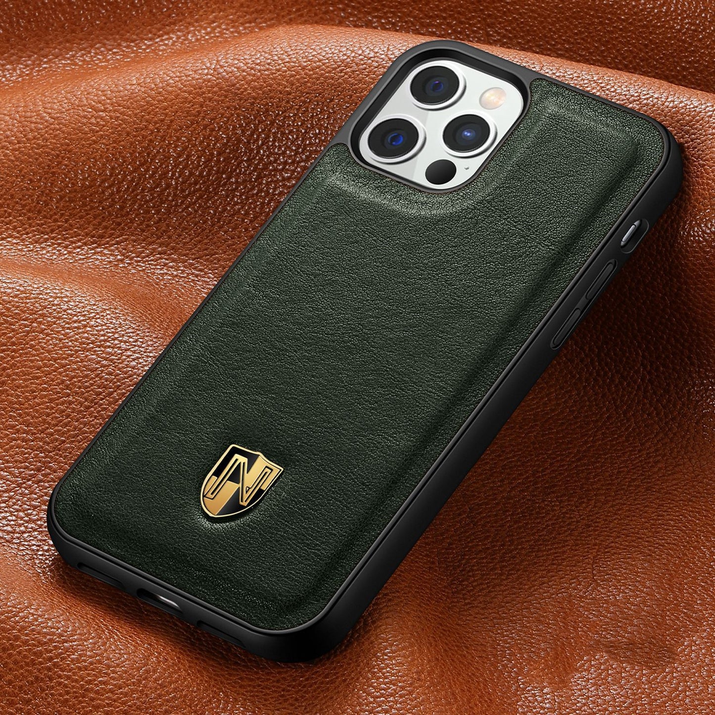 Luxury Top Layer Leather case for iPhone