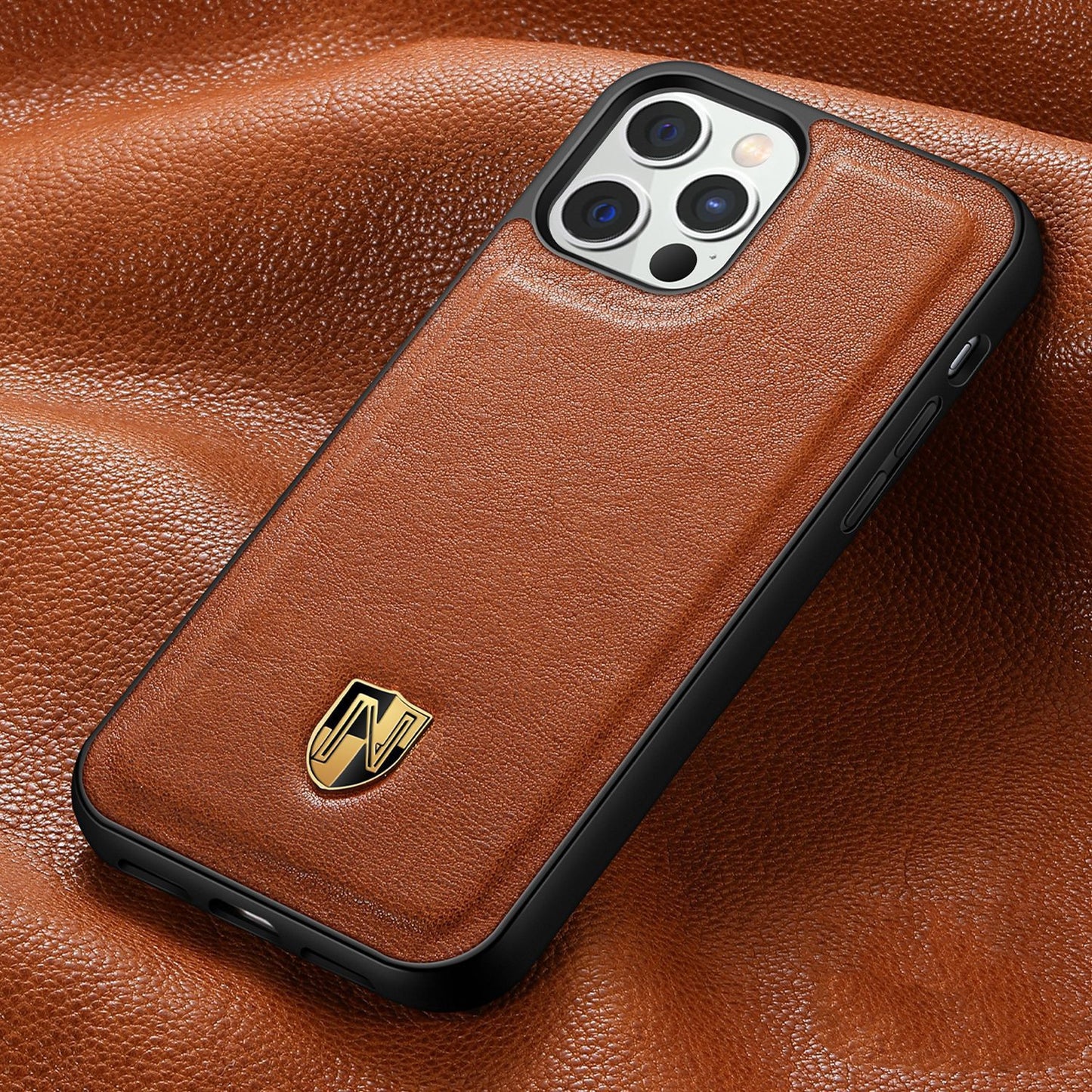 Luxury Top Layer Leather case for iPhone